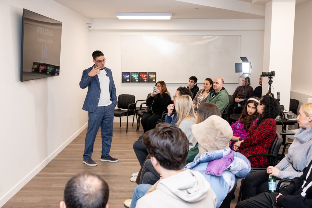 Speaker presenting to an engaged audience