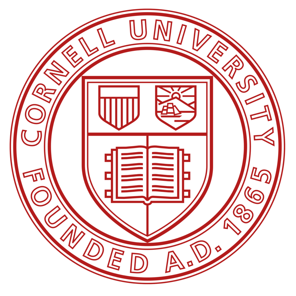 Cornell University seal with founding date