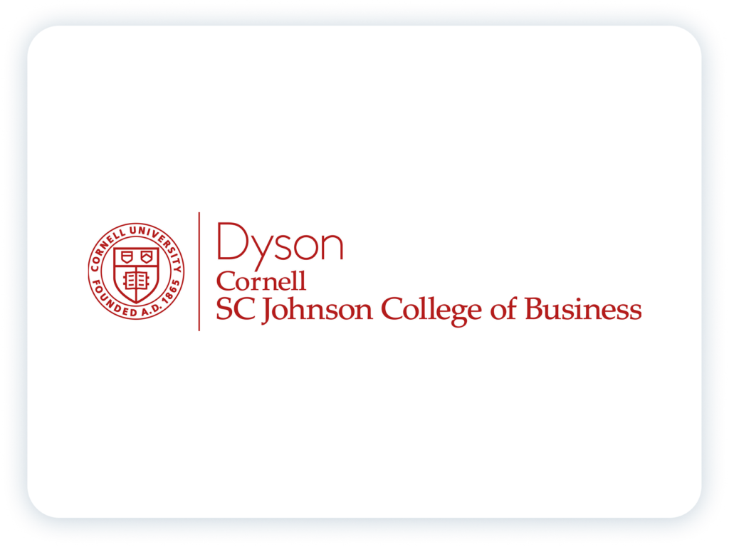 Cornell University business school logo